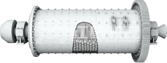 大型球磨機工作原理圖