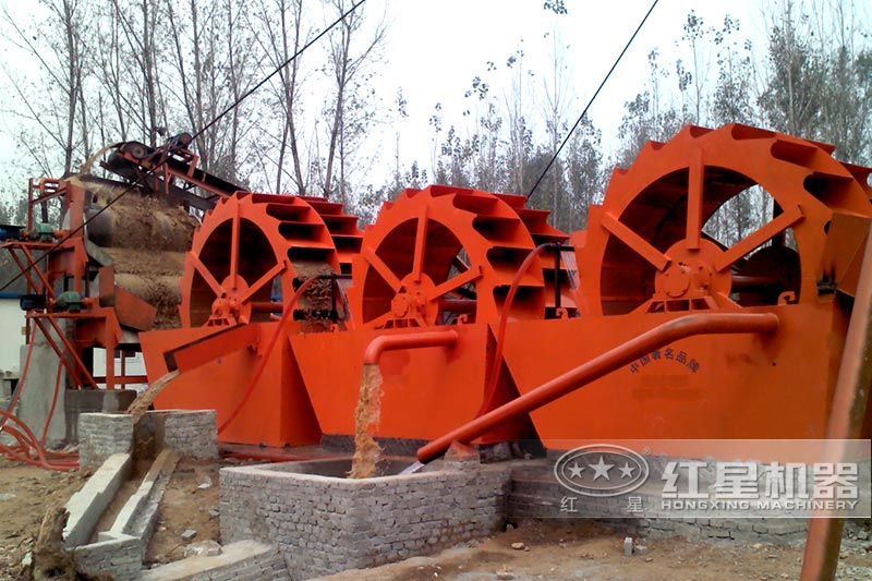 洗砂機(jī)現(xiàn)場(chǎng)圖