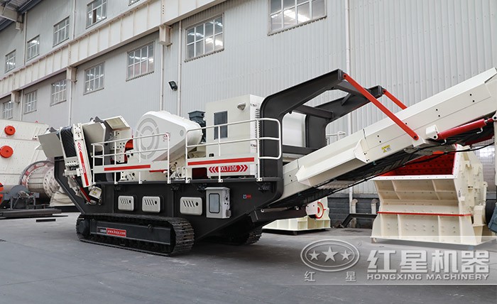 紅星移動建筑垃圾破碎機(jī)——履帶式