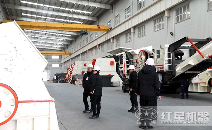 客戶考察，實地參觀紅星車間