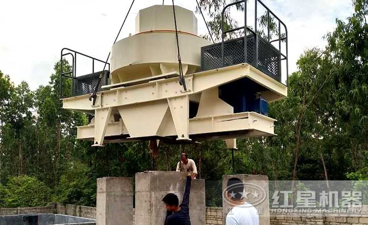大型制砂碎石機安裝 大型制砂碎石機安裝