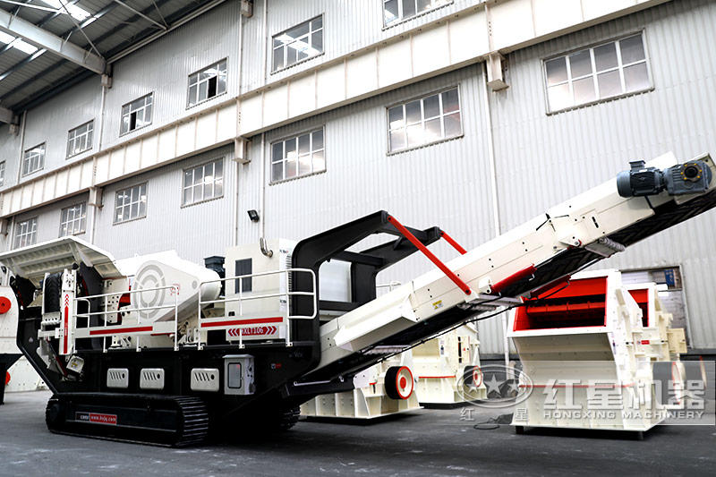 建筑垃圾破碎機廠區(qū)，免費帶料考察