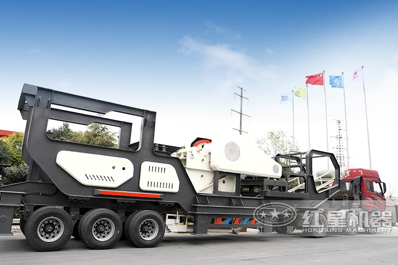 紅星車(chē)載移動(dòng)打石子機(jī)發(fā)貨中