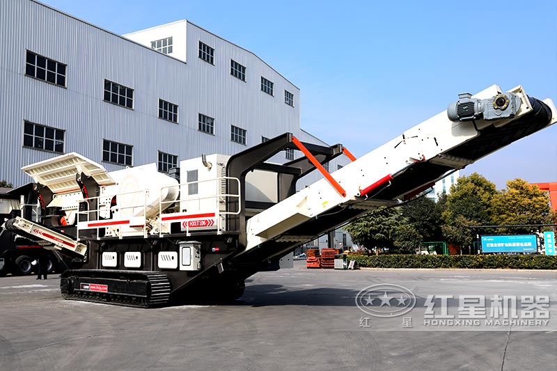 鵝卵石小型移動破碎機(jī)