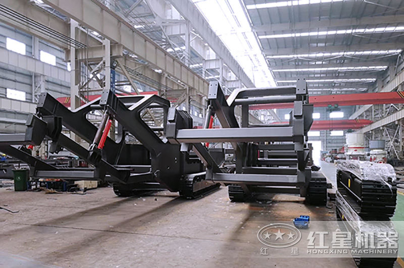 可來廠參觀移動碎石機取材、生產工藝