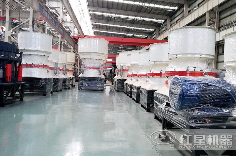 大型圓錐式破碎機立體設(shè)計，占地面積小，作業(yè)效率高