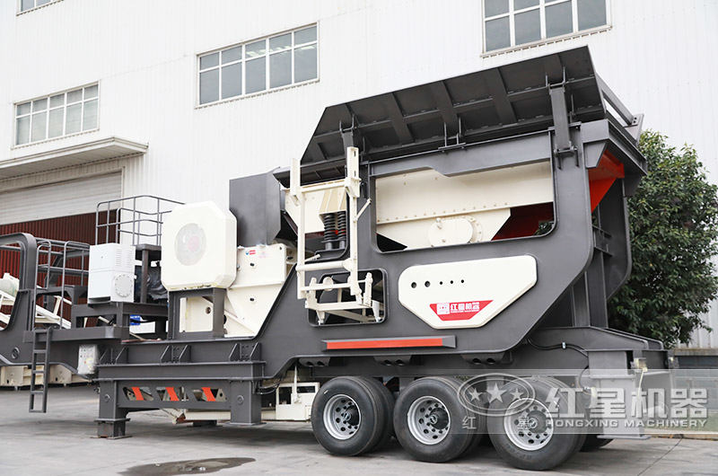 輪胎式移動式石子破碎機成套設(shè)備