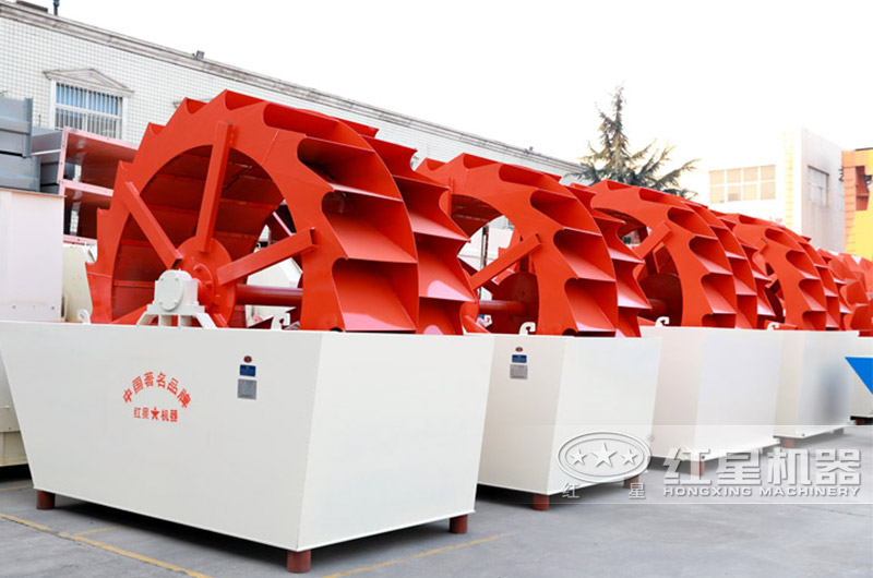 輪斗式洗砂機(jī)，洗凈度高達(dá)99%